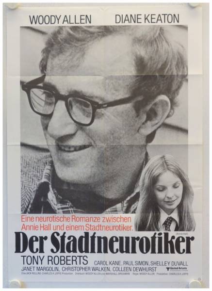 Der Stadtneurotiker originales deutsches Filmplakat